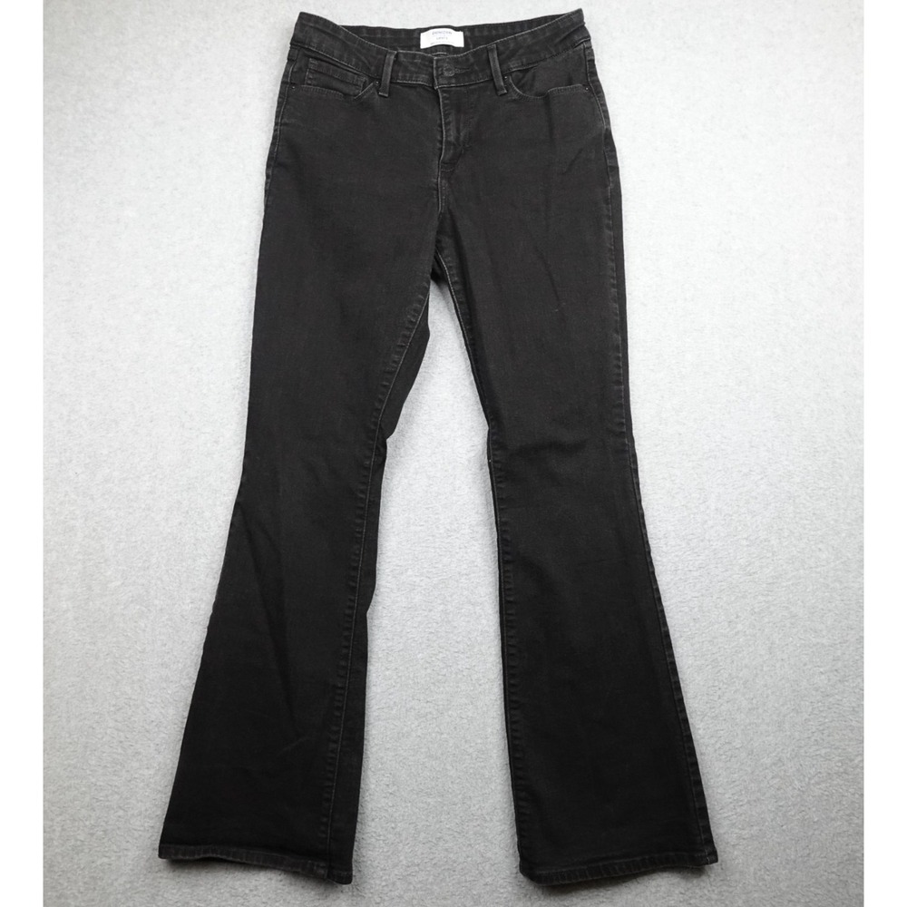 Denizen Levi's Women's Bootcut Jeans Black 8 (29X32) Mid-Rise Bootcut Cowgirl